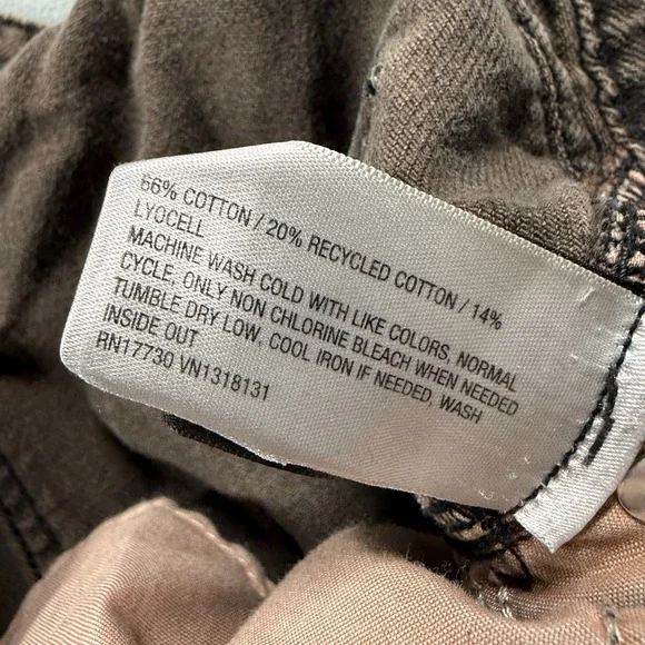 Wild Fable Cargo Pants Women 8 Brown Mid-Rise Baggy Multi-Pocket Streetwear Y2K - Picture 6 of 8